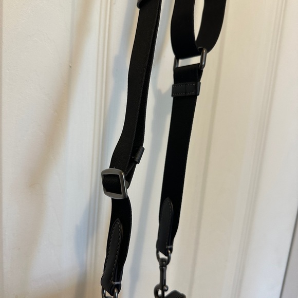 Black Leather Crossbody Bag - Picture 3 of 4